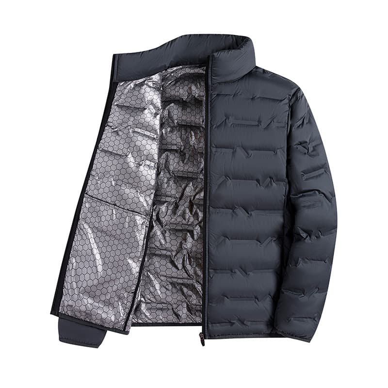Men's Winter Down Jacket with Graphene Material, Warm, Casual, Lightweight, 80% White Duck Down, Men's Coat