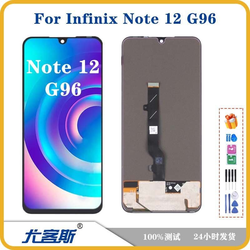 Original Infinix Note 12 Pro Screen Assembly LCD Display Integrated Inner and Outer New Replacement Part