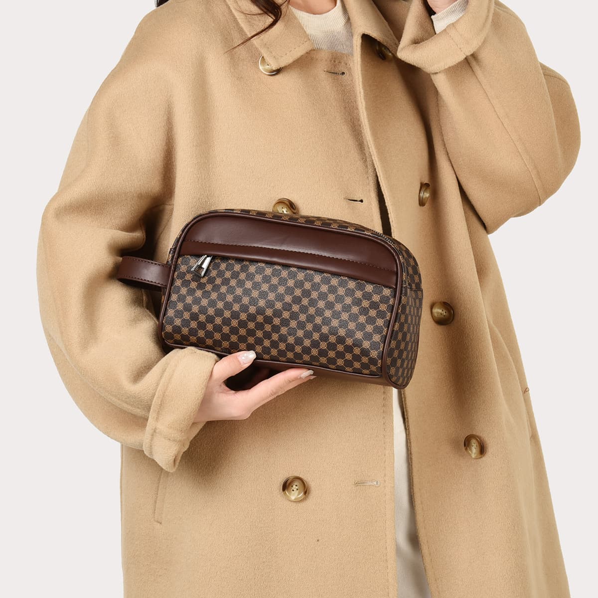 Handbag 2026 New Clutch Waterproof Wear-Resistant Urban Minimalist Men's Bag Fashion Versatile Handheld Bag