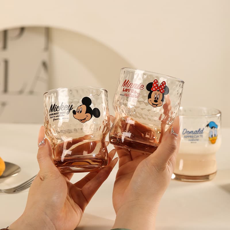New Glass Cup Gift Box Set Hammered Retro Drinking Glass Water Cup Juice Cup Fashionable Transparent Cup