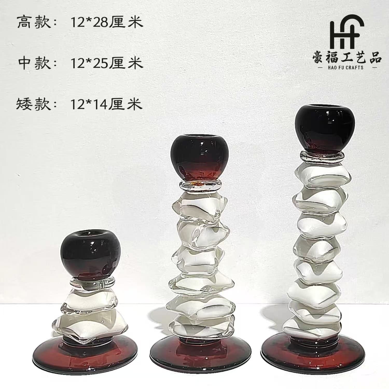 Nordic Modern Creative Mixed Color Candle Holder Desktop Decoration Home Showroom Restaurant Tabletop Candle Holder Ornament