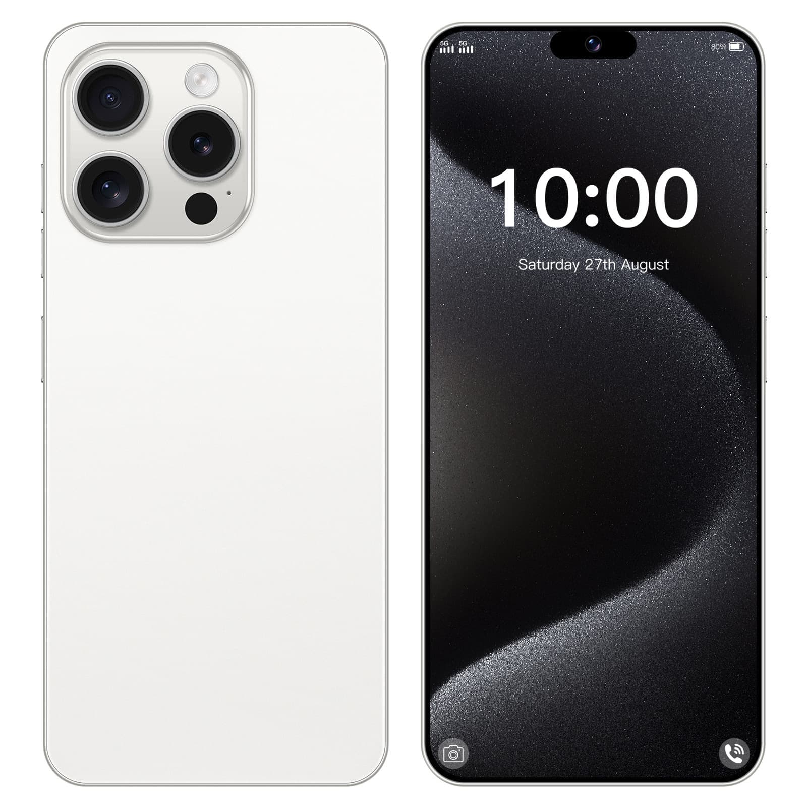Hot New Genuine i15 ProMax Cross-Border Phone 6.8 Dynamic Island 5G Smart Phone for Export Direct from Factory