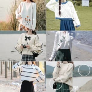 Puyuan Autumn/Winter Women's Knit Sweater Soft and Literary Style Shisanhang Women's Clothing Wholesale Stock Clearance