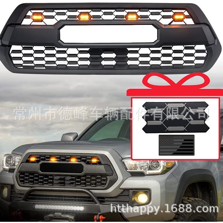 For Toyota Tacoma 2016 TRD Grille with Lights