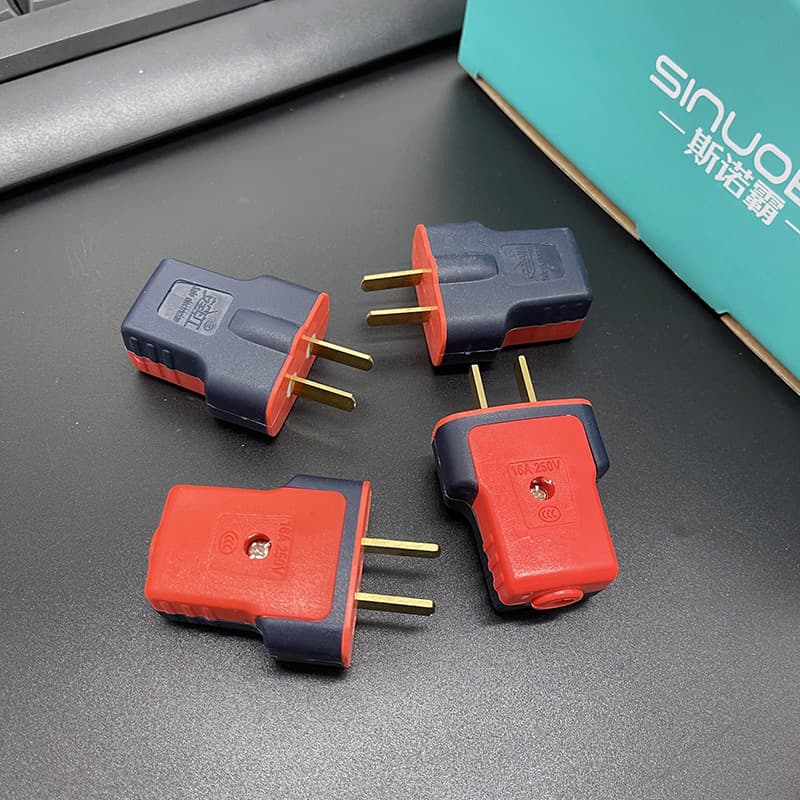 Snoba 2-Pin Plug Pure Copper High Power 1.6mm Integrated Thick Copper Sheet Rotating Power Connector