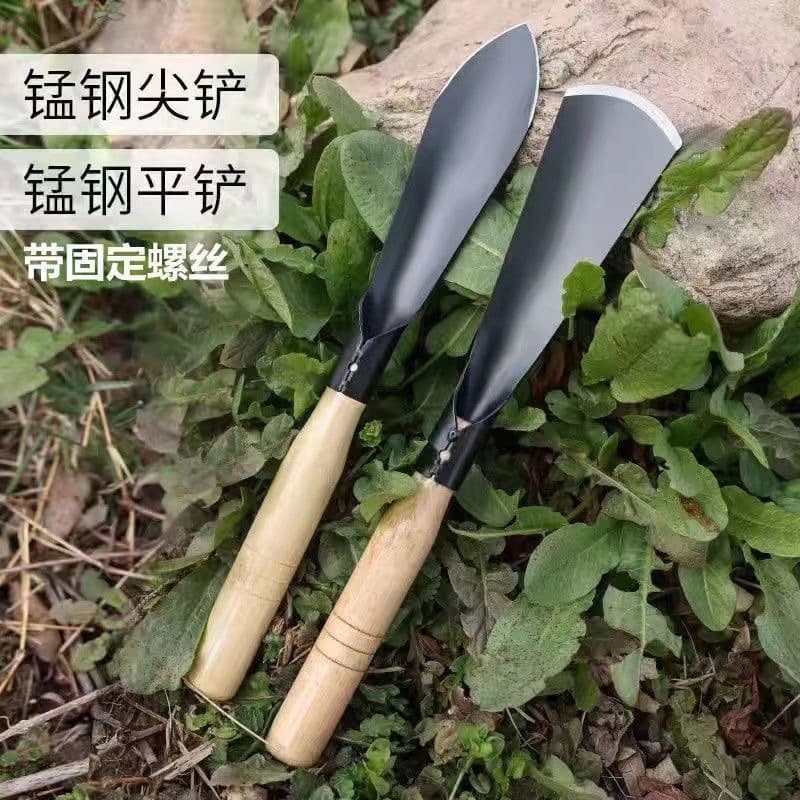 Small Garden Trowel for Digging Wild Vegetables, Iron Shovel for Outdoor Planting, Beach Digging, Farming Weeding, Succulent Spade Tool