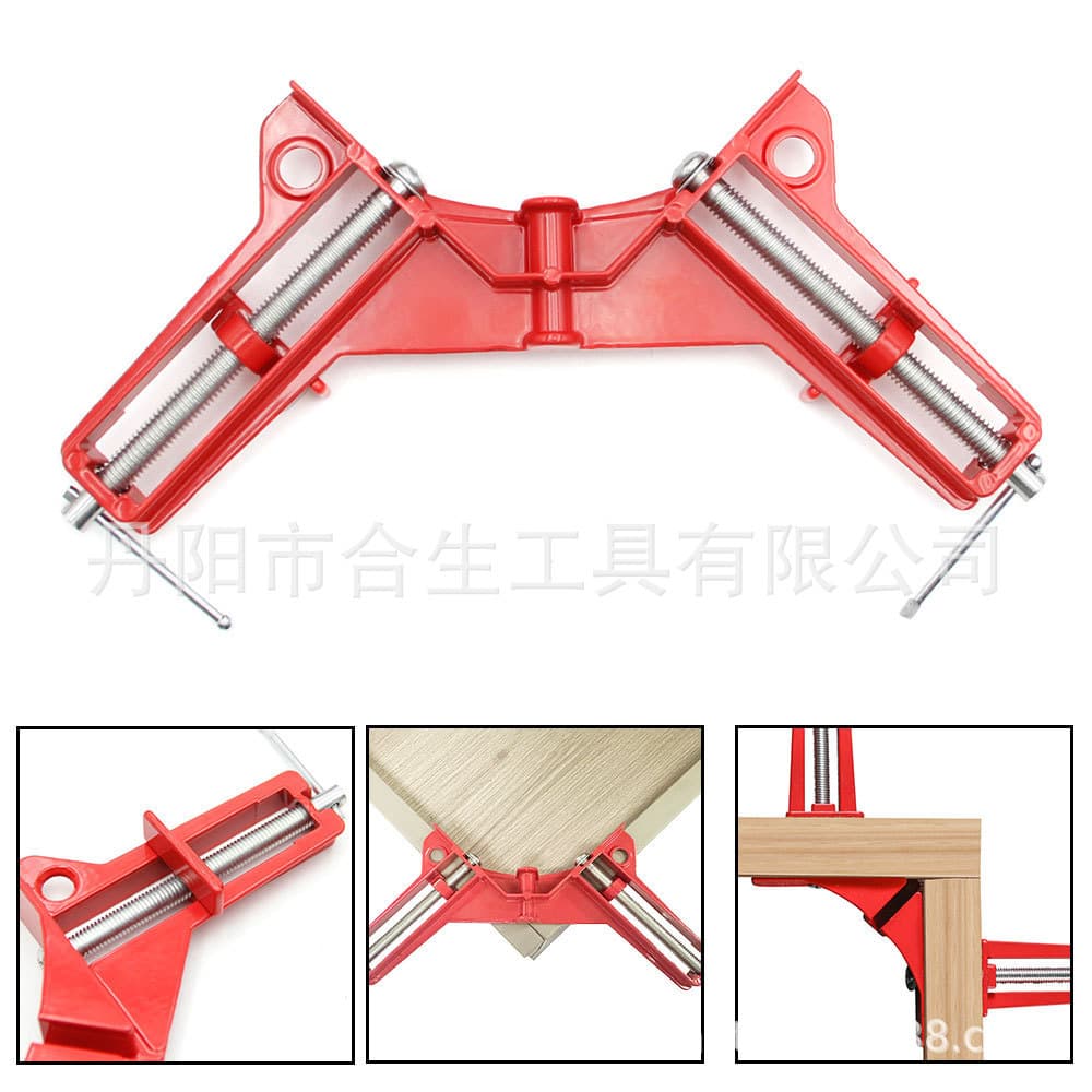 90-Degree Woodworking Clamp Welding Welder Glue Fish Tank Fixing Fixture Angle Right Angle Clamp Welding Tool Right Angle Fixer