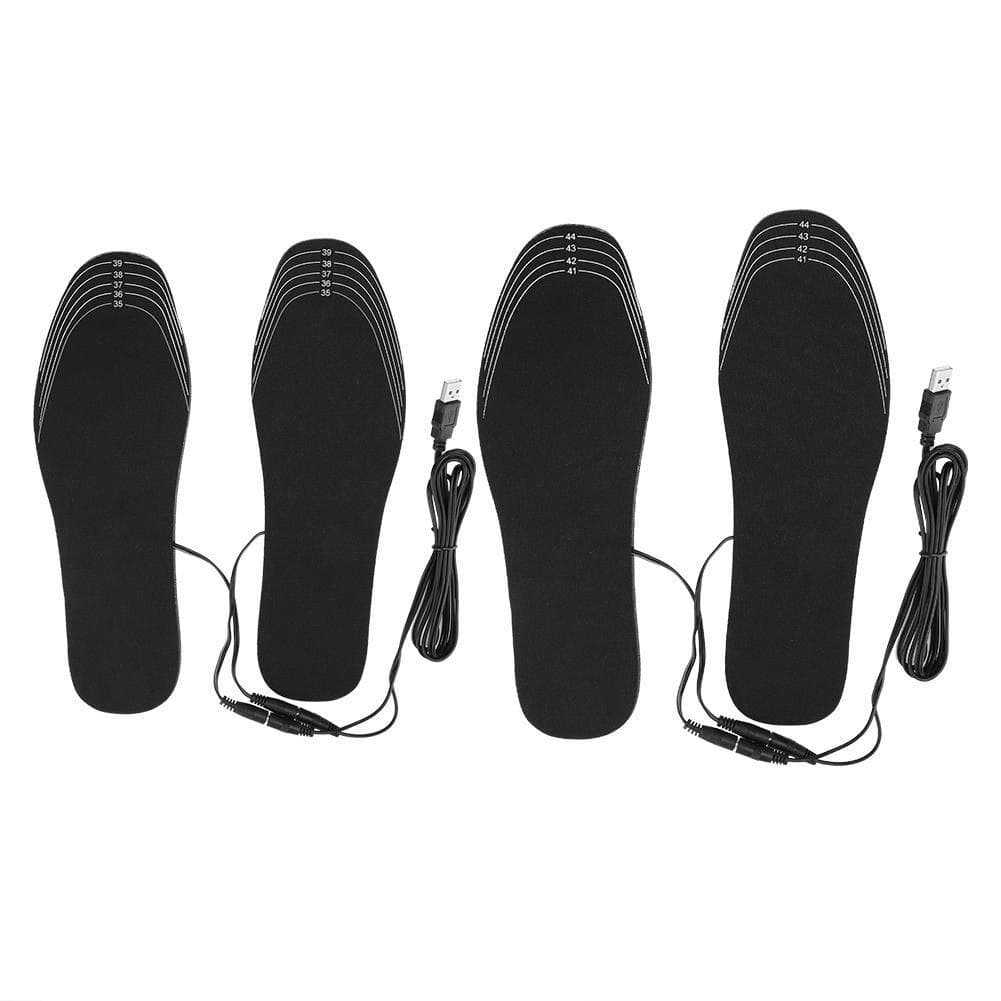 Factory Wholesale Electric Heated Insoles, USB Warming Foot Pads, Washable and Customizable