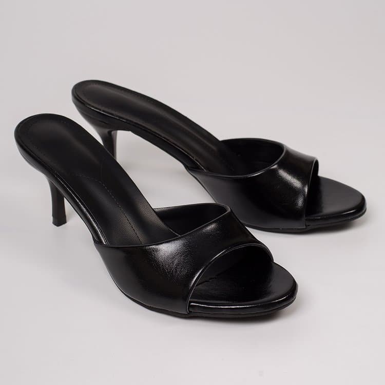 AliExpress 2022 New Summer High Heel Thin Heel Sandals Women One Strap Patent Leather Foreign Trade Large Size Women's Shoes Cross-border