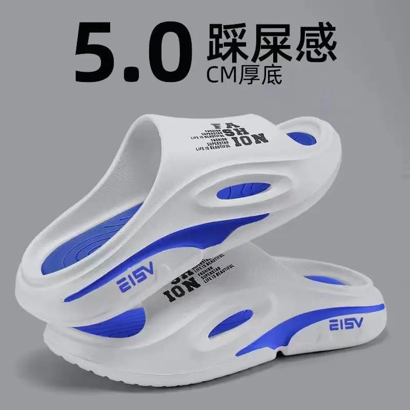 Wholesale Slippers, Internet Celebrity High-End Home Indoor Slippers for Men, Four-Season Outdoor Wear, Casual, Non-Slip, Trendy Brand