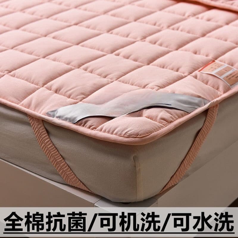 Thickened Pure Cotton Mattress Pad Soft Cushion Home Bed Mat Double Bed Mattress Topper Quilted Underlay Protector