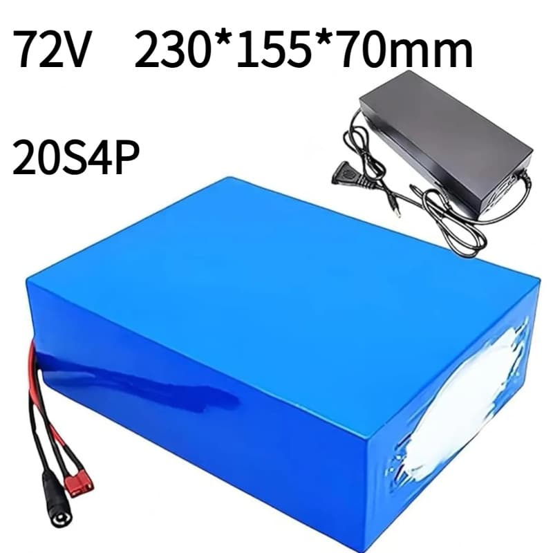 Cross-border 70V 20AH 20S4P 18650 Lithium-ion Battery Pack V 20000mAh Lithium Battery Pack
