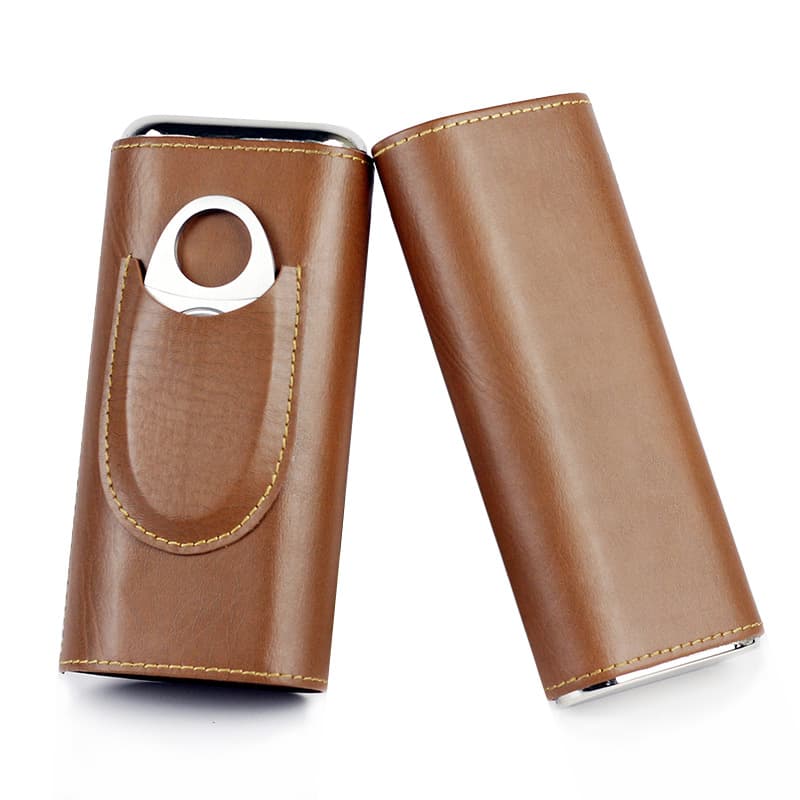 NEYA Amazon Cigarette Case/Cigar Box Portable Cigar Holder/Cigar Cutter Set Supports Logo Printing 4906
