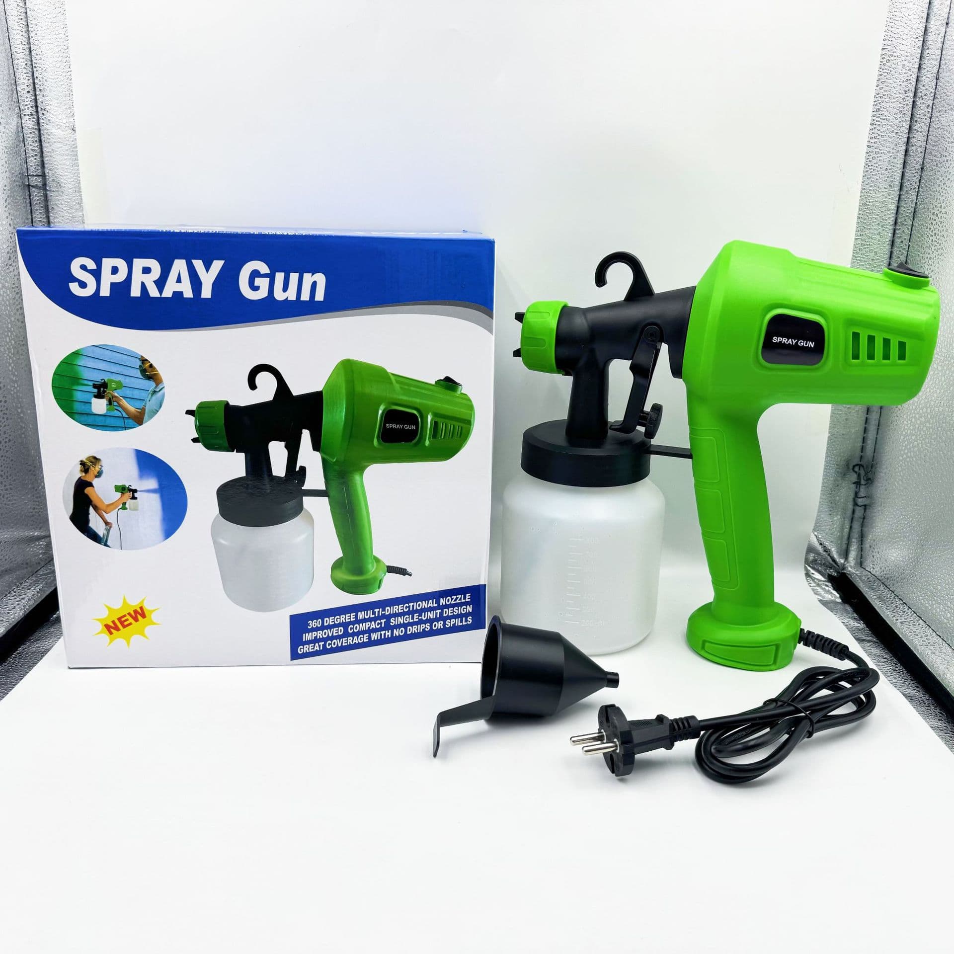 Factory Direct New Household Electric Paint Spray Gun High Pressure Portable Spray Gun High Pressure Spray Gun Electric Spray Gun