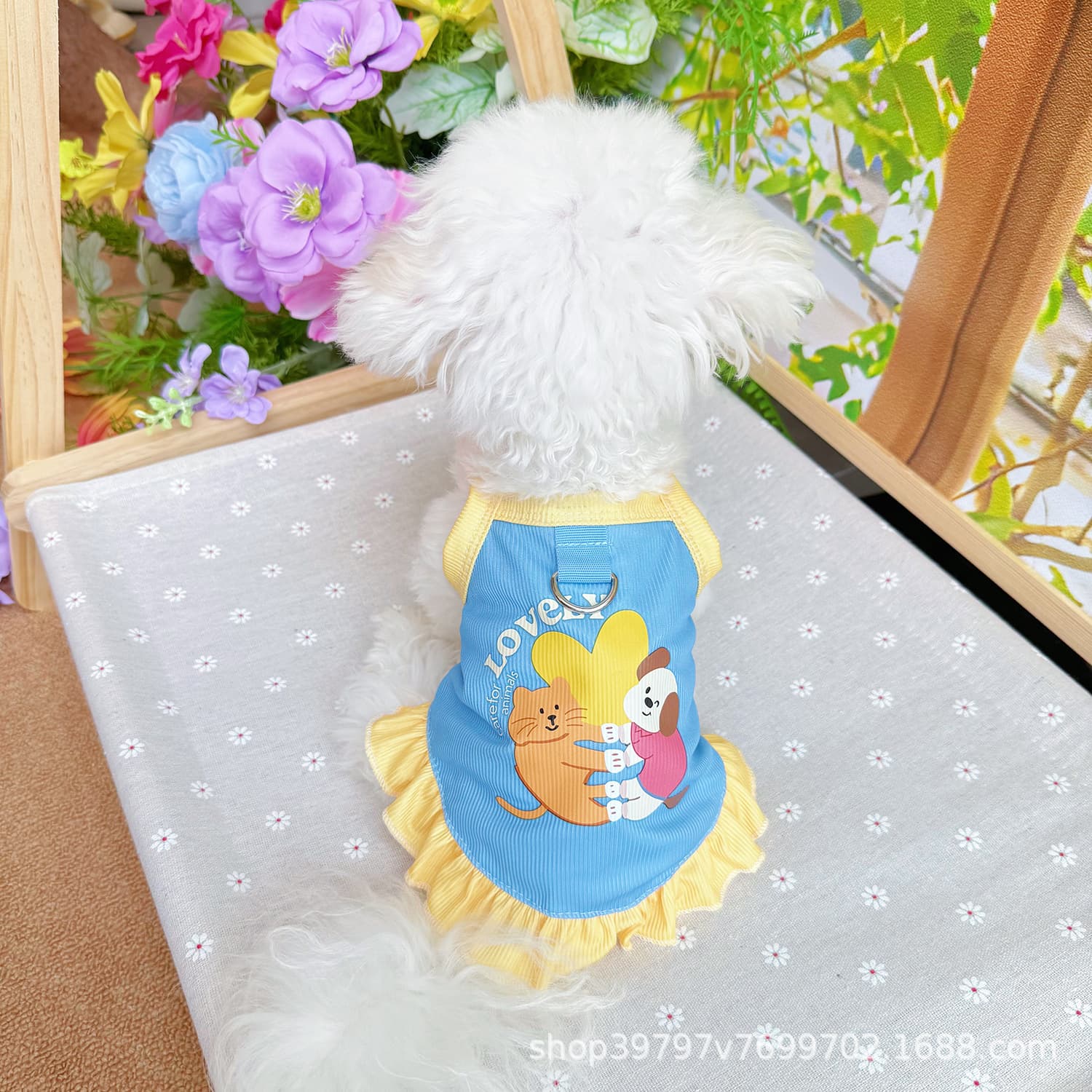 Ice Silk Camisole Pet Dog Cat Clothing Summer Thin Breathable Sun Protection Cooling Princess Dress Wholesale Drop Shipping
