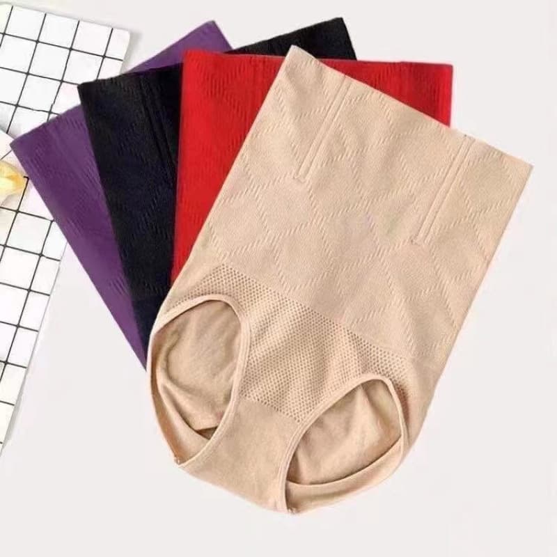 Tummy control pants high-waist postpartum exercise slimming waist-cinching butt-lifting shaping pants, strong-effect women's triangle underwear.