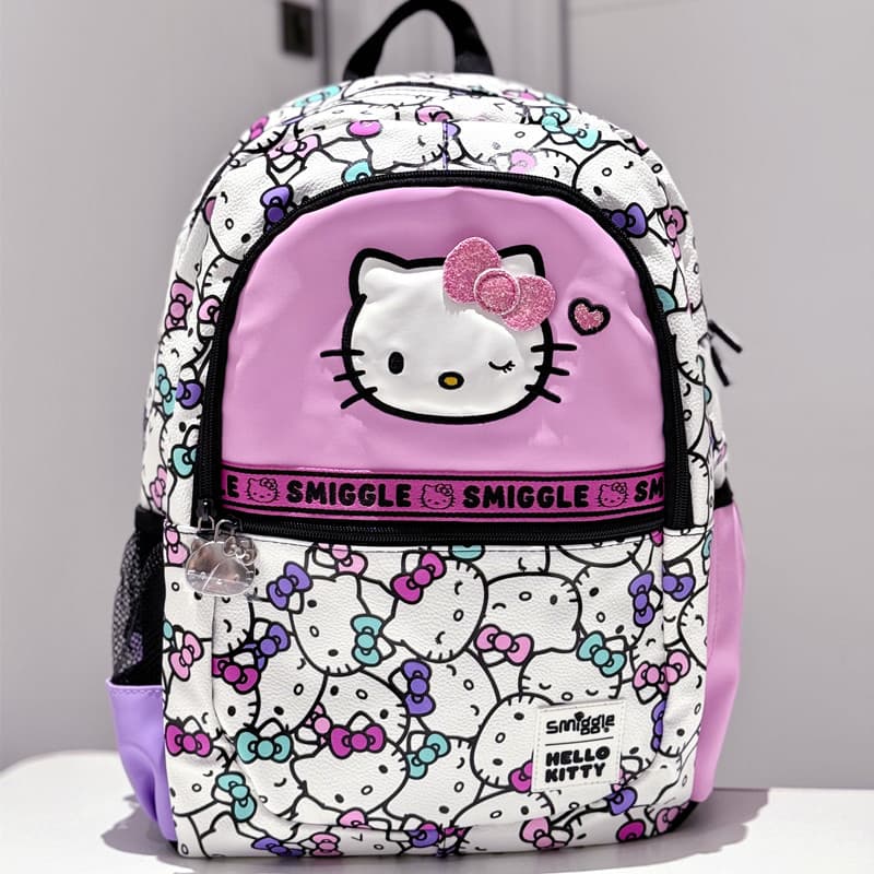 Australian Smiggle school bag for 1st to 6th grade students backpack hellokitty large decompression backpack multifunctional gift