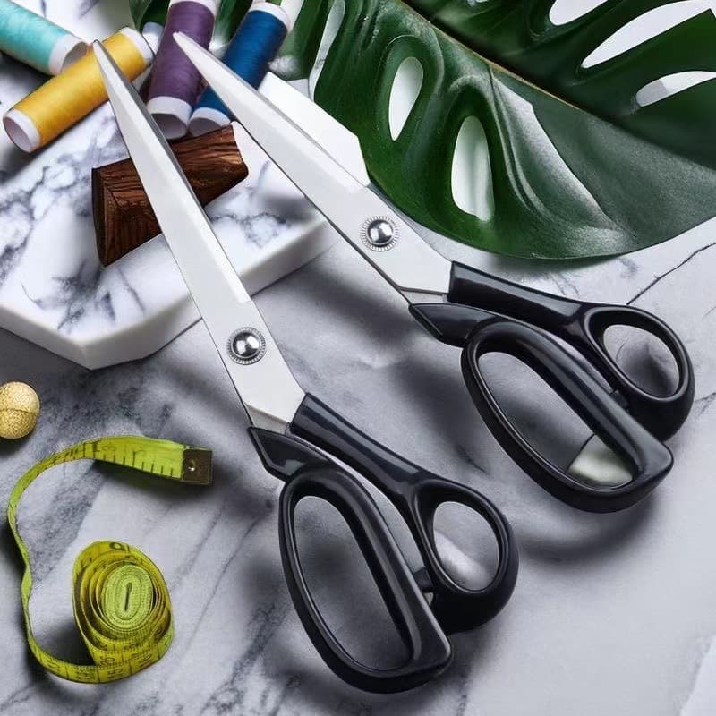Factory direct supply of tailor's scissors, large sewing scissors, garment scissors, 8-12 inch fabric cutters for home use.