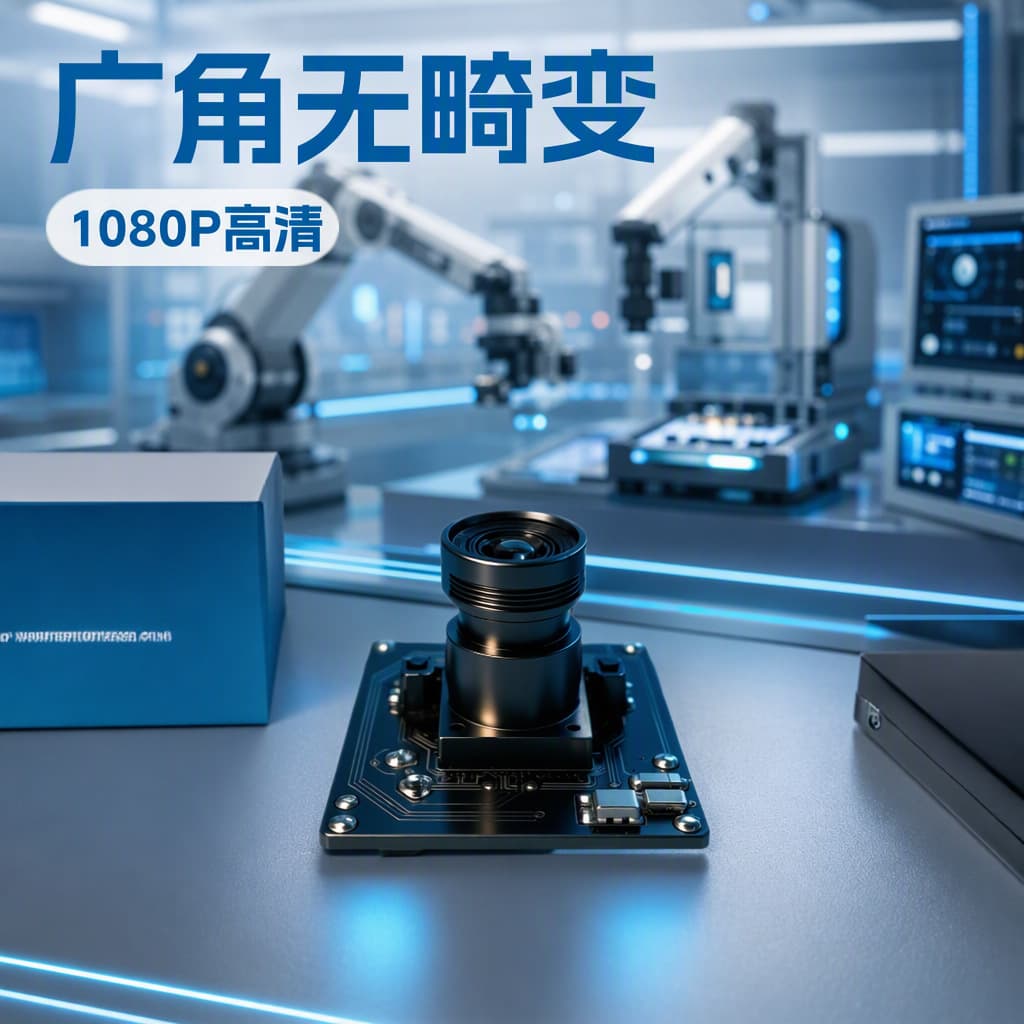 1080P driver-free USB camera module distortion-free 38mm industrial custom camera module industrial camera