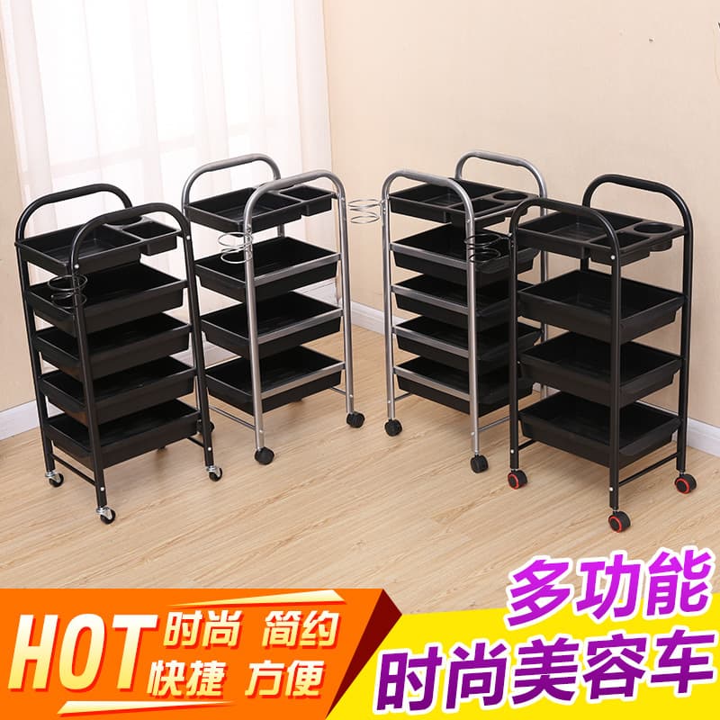 Free Shipping Hair Salon Trolley Barber Cart Hair Tool Cart Beauty Salon Cart Hair Dye Cart Trolley