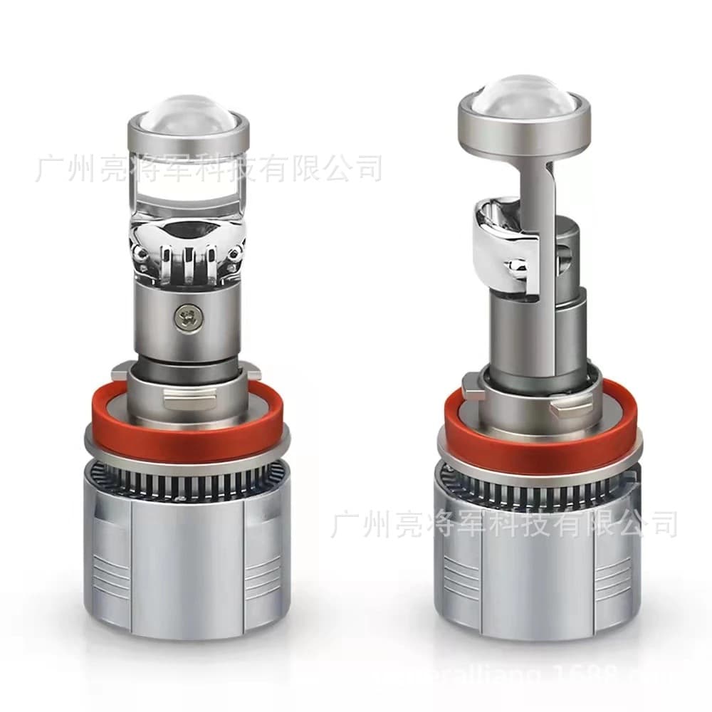 A80 LED Lens Car LED Headlight Bi-Lens Dual Beam Lens H4 H7 H11 9005 High Low Beam Conversion Kit