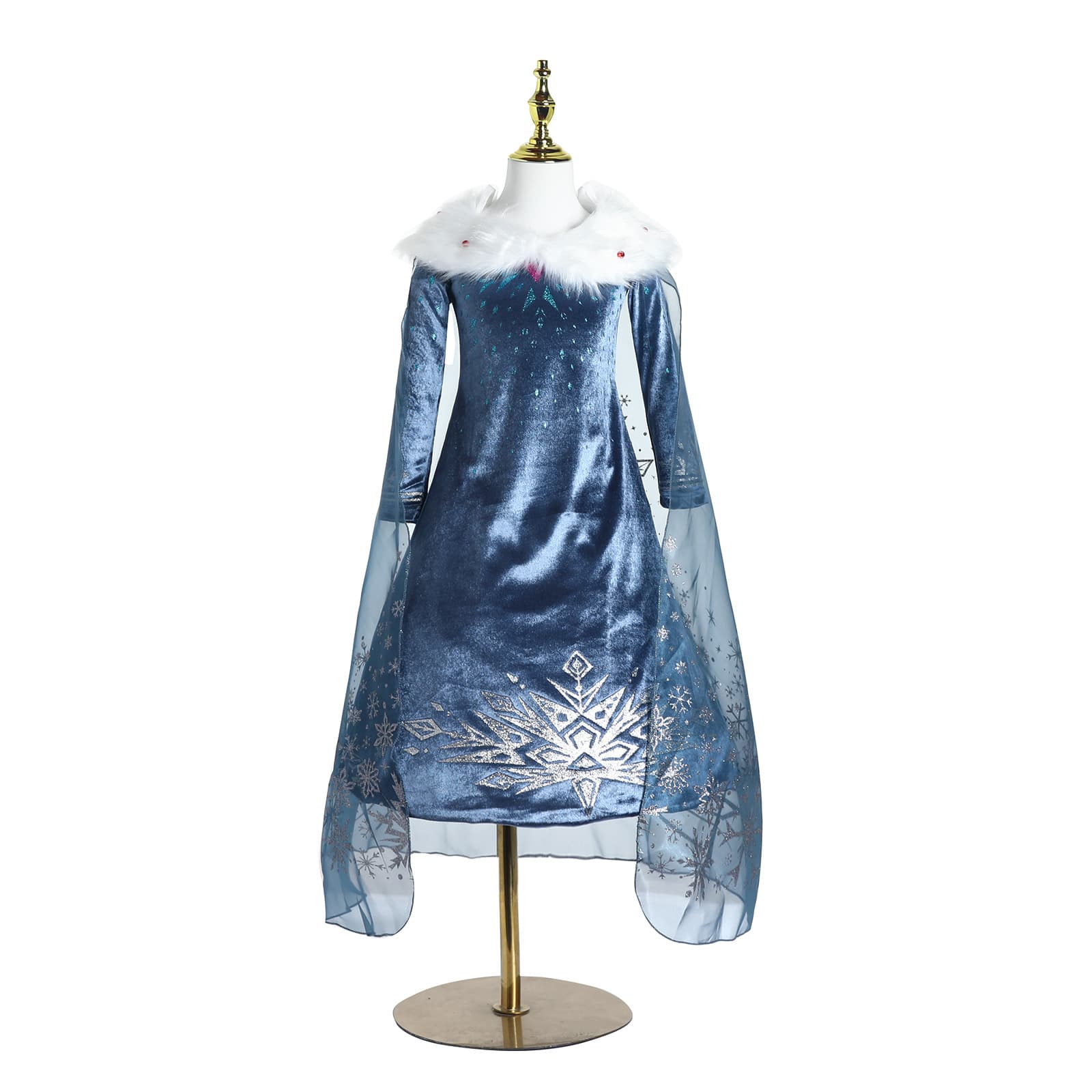 European and American Girls Frozen Elsa Dress 2022 New Anna Princess Dress Gown Girls Dress