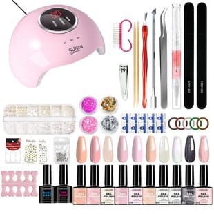 Cross-border Nail Tool Set Nail Gel Nail Lamp Nail Rhinestone Sticker Glitter Tool Full Set