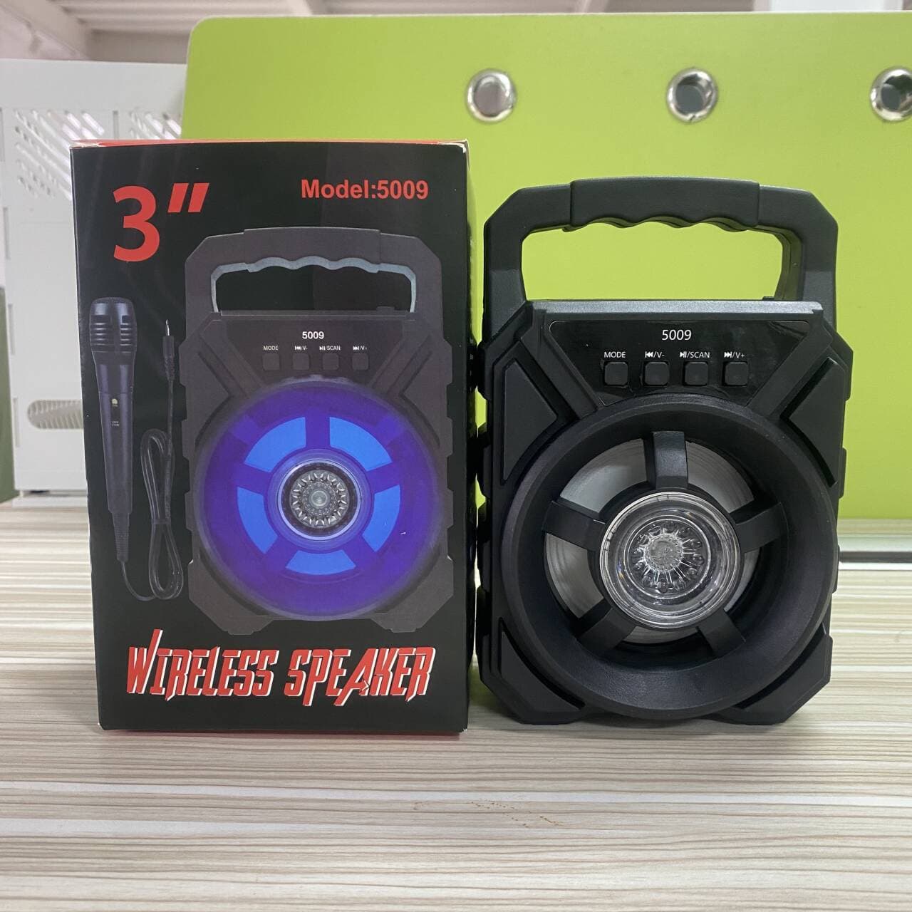 5009 Bluetooth Speaker Bass Booster High Volume Outdoor 3-inch Portable Mini Home Desktop Karaoke Bluetooth Audio