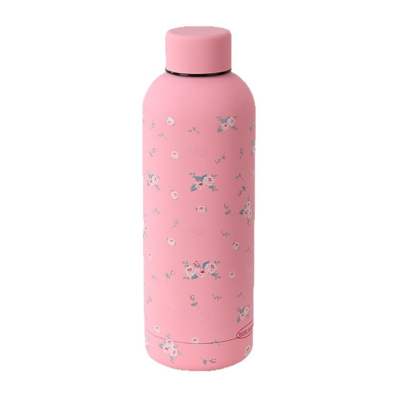 Insulated Water Bottle Cross-Border American Style Small Mouth Bottle 304 Double-Layer Vacuum Stainless Steel Outdoor Car Sports Insulated Water Bottle