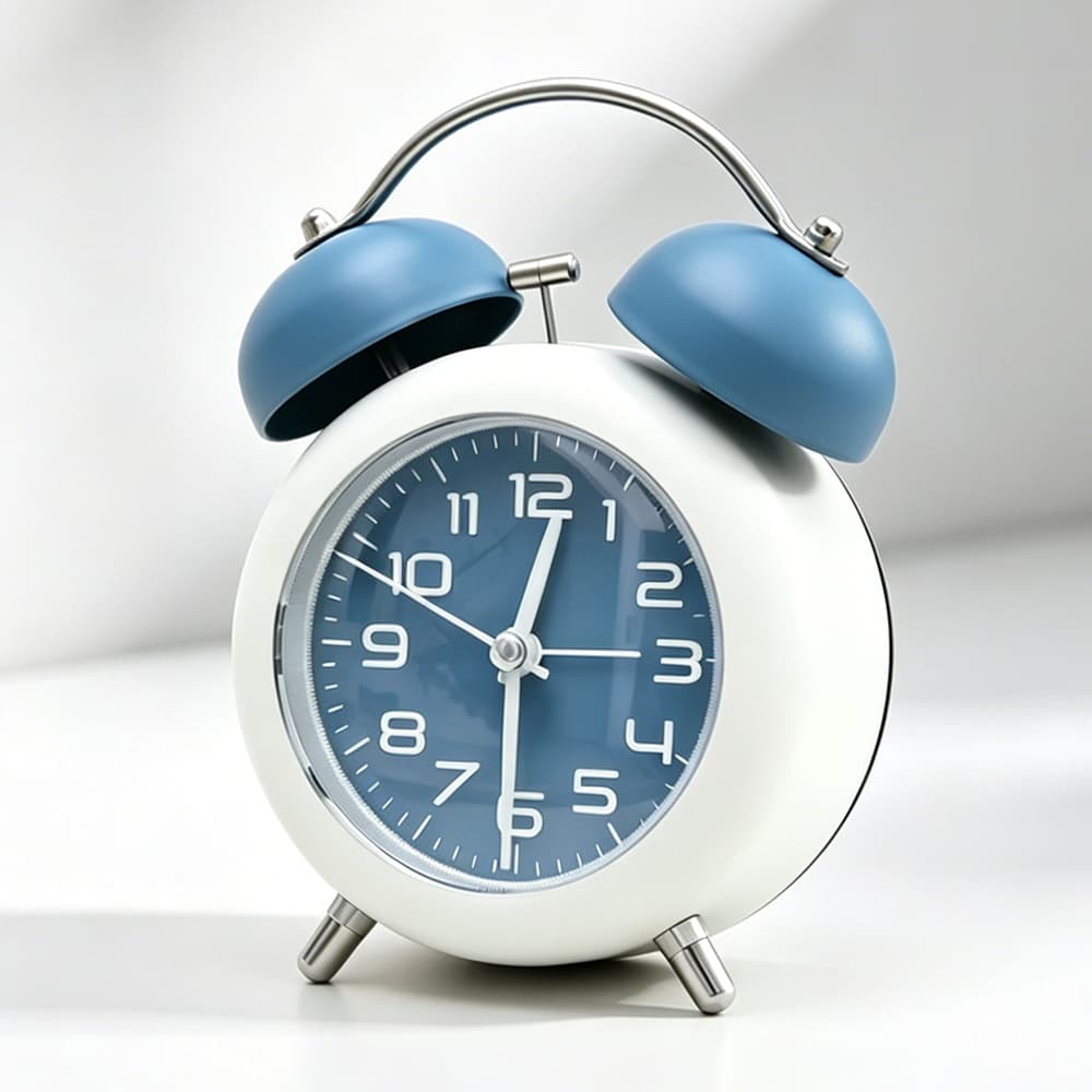 Cross-border Trade Extra Loud Desktop Clock High-Aesthetic Digital Clock for Middle School Children Students Mechanical Alarm Clock