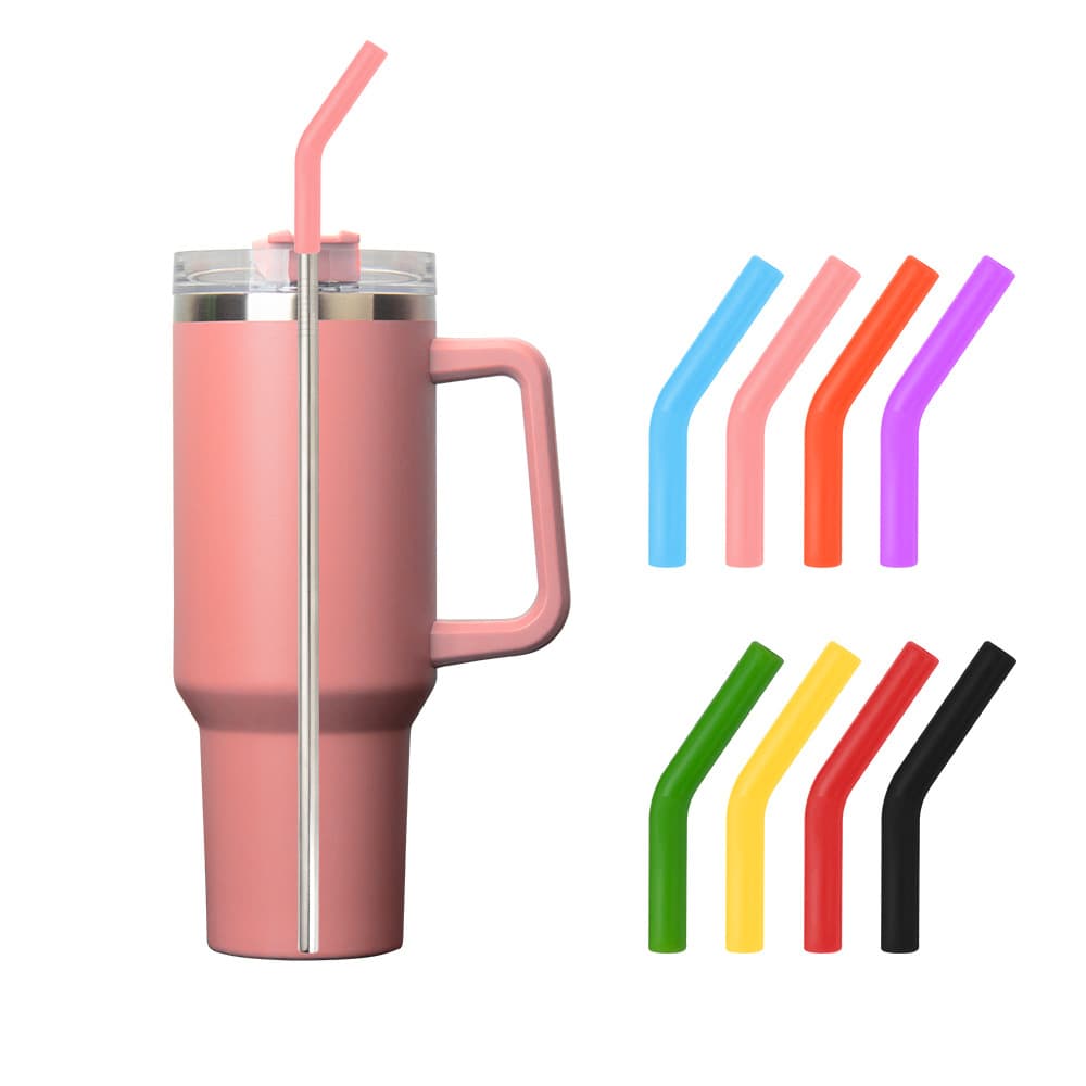 Amazon Car Cup Straw Silicone Tip 8mm/10mm Straw Cap Protector, Anti-Scratch Tongue, Heat-Resistant Spout Set