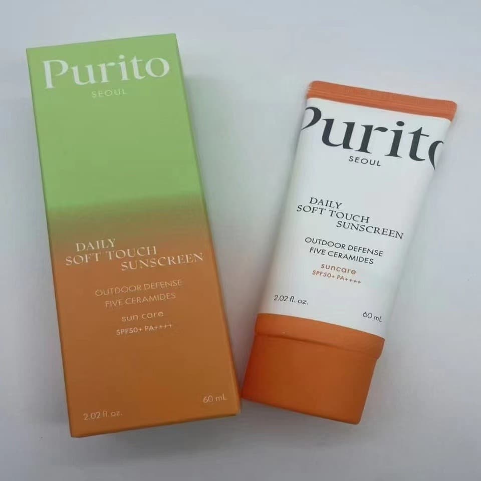 Cross-border PURITO Centella Asiatica Sunscreen 60ml Face Summer Refreshing Daily Sunscreen Lotion