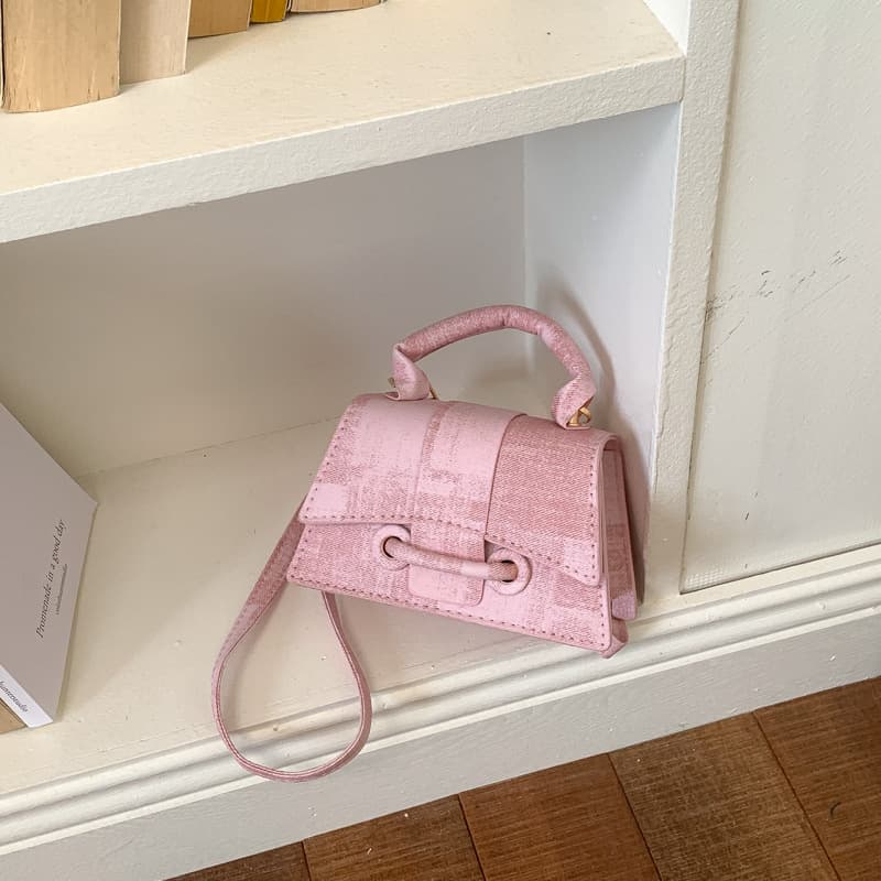 2026 Summer New Fashion Textured Handbag for Women Trendy Commuter Square Bag Crossbody Bag