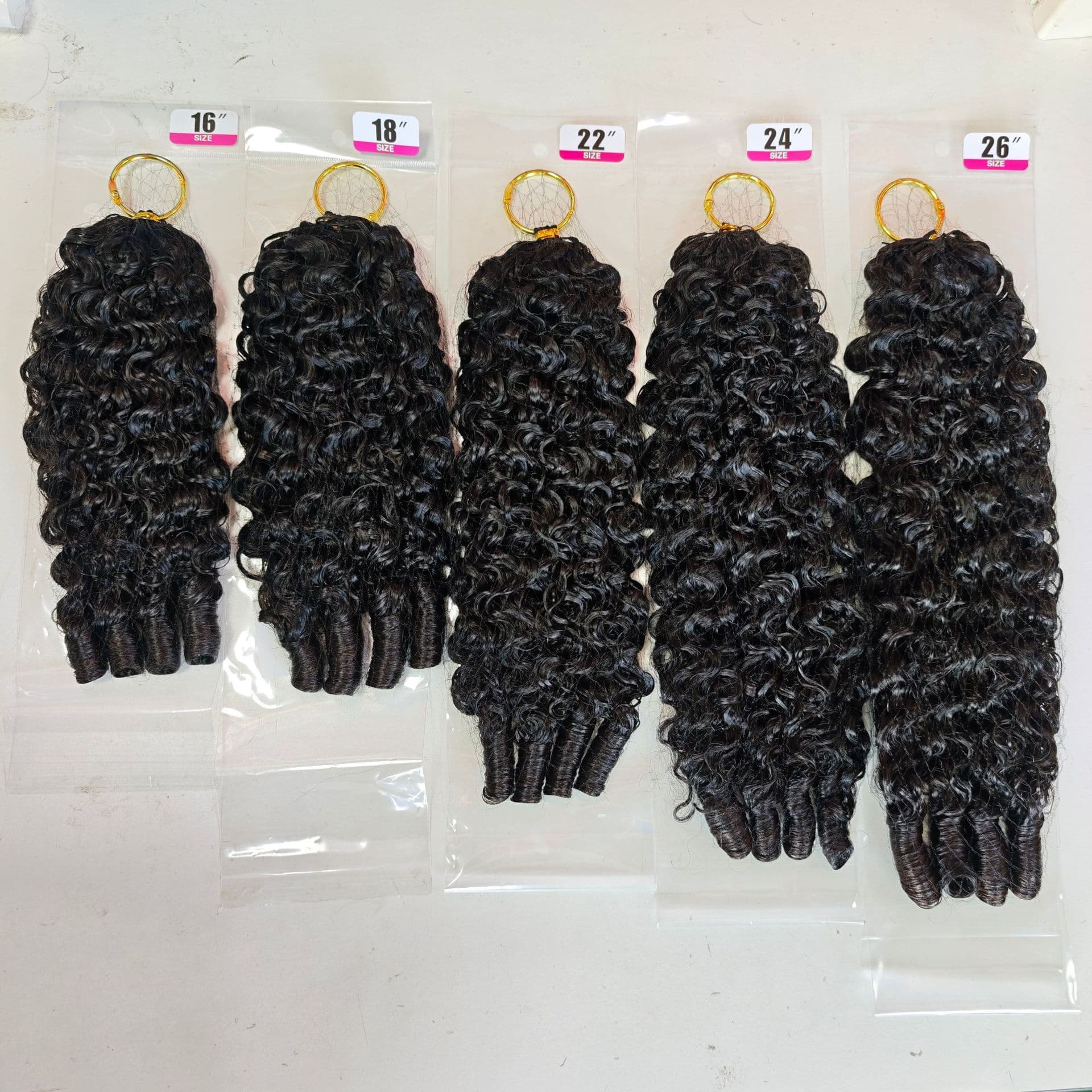60g Crochet Hook Real Human Hair Feather Crochet Burmese Curly Human Hair In Stock