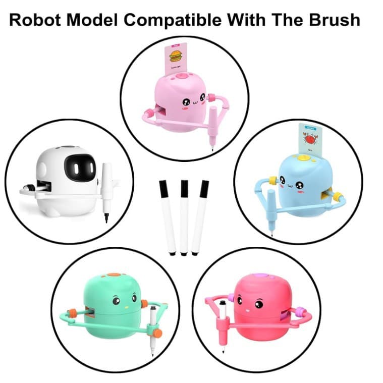 Cross-border English version of early childhood education robot special accessories to teach children painting toys intelligent painting education