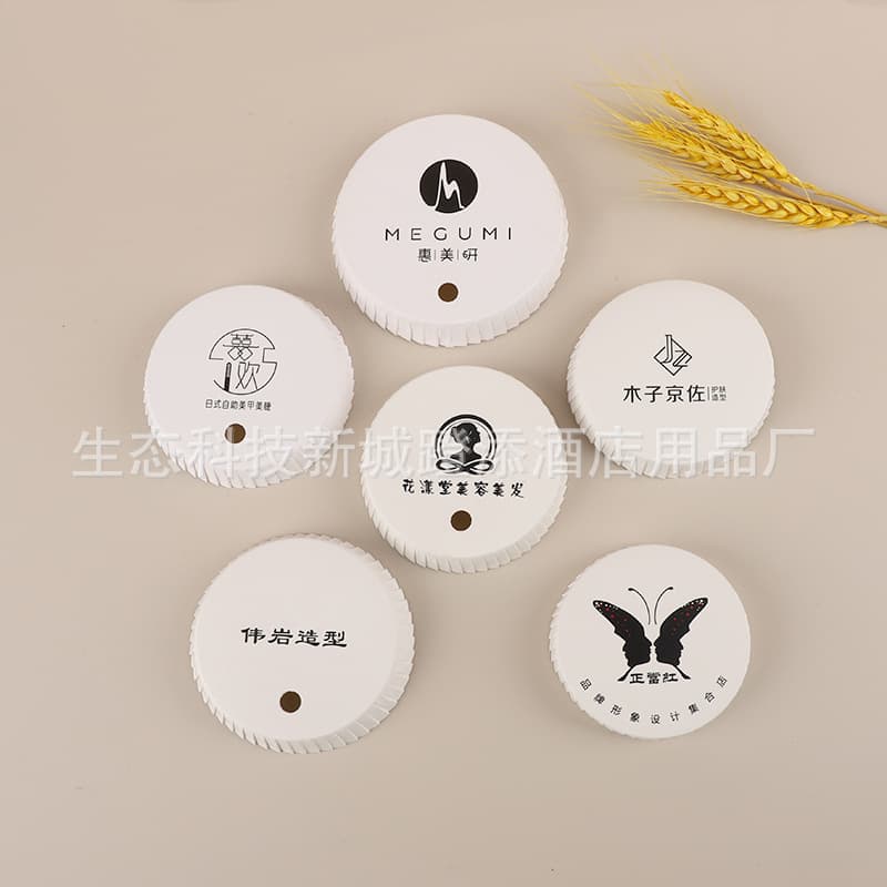 Disposable cup lids for hotels, guest rooms, bars, barbershops, wine glass lids, customizable with logo printing, supplied by manufacturer