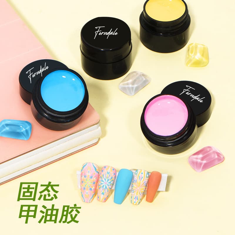 Solid Nail Gel Small Bottle Solid Color Gel for Nail Salons High Pigment Smooth Creamy Gel Nail Polish Manufacturer Wholesale