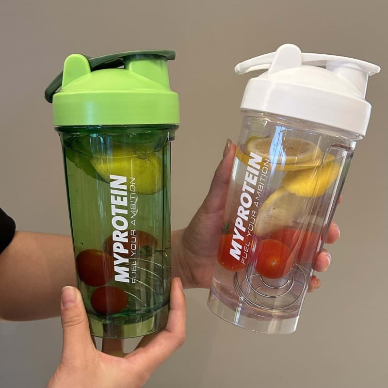 High-looking shaker cup, large-capacity mixing protein powder water cup, men's and women's muscle-building powder, food grade, high temperature resistance