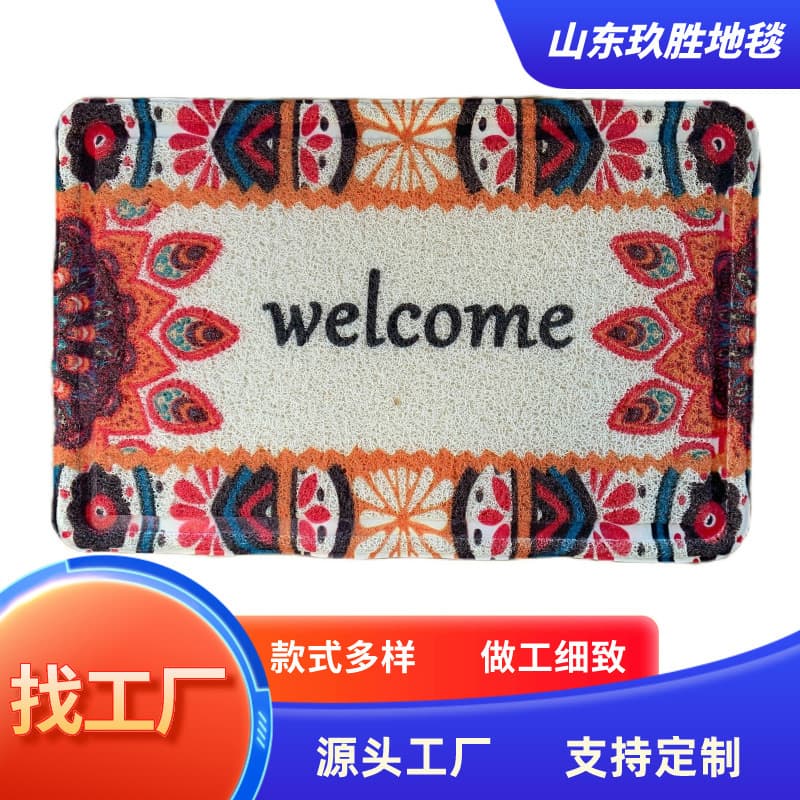 Custom Automotive Plastic Rubber Perforated Looped PVC Drawn Fiber Carpet Roll Material, Trimmable Spray Fiber Carpet