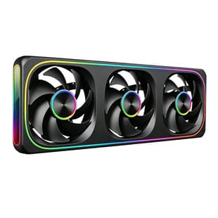 Row Fan 360 Radiator Stackable Fan ARGB Lighting Computer Cooling 12cm Modular Fan Black/White