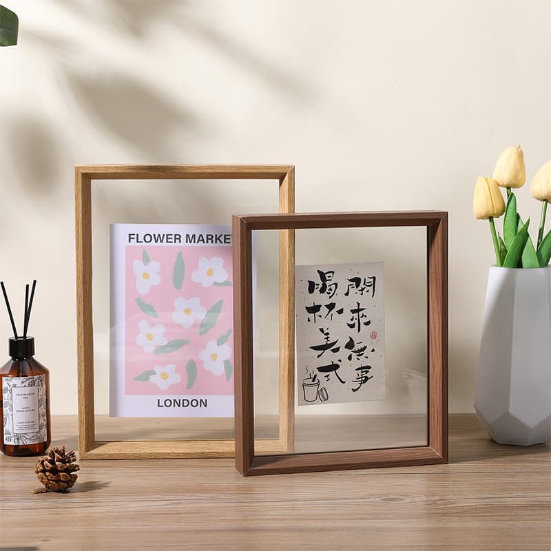Double-sided Transparent Picture Frame 7-inch A4 Square Display Frame for Calligraphy Mounting Poster Frame DIY Specimen Frame Wholesale