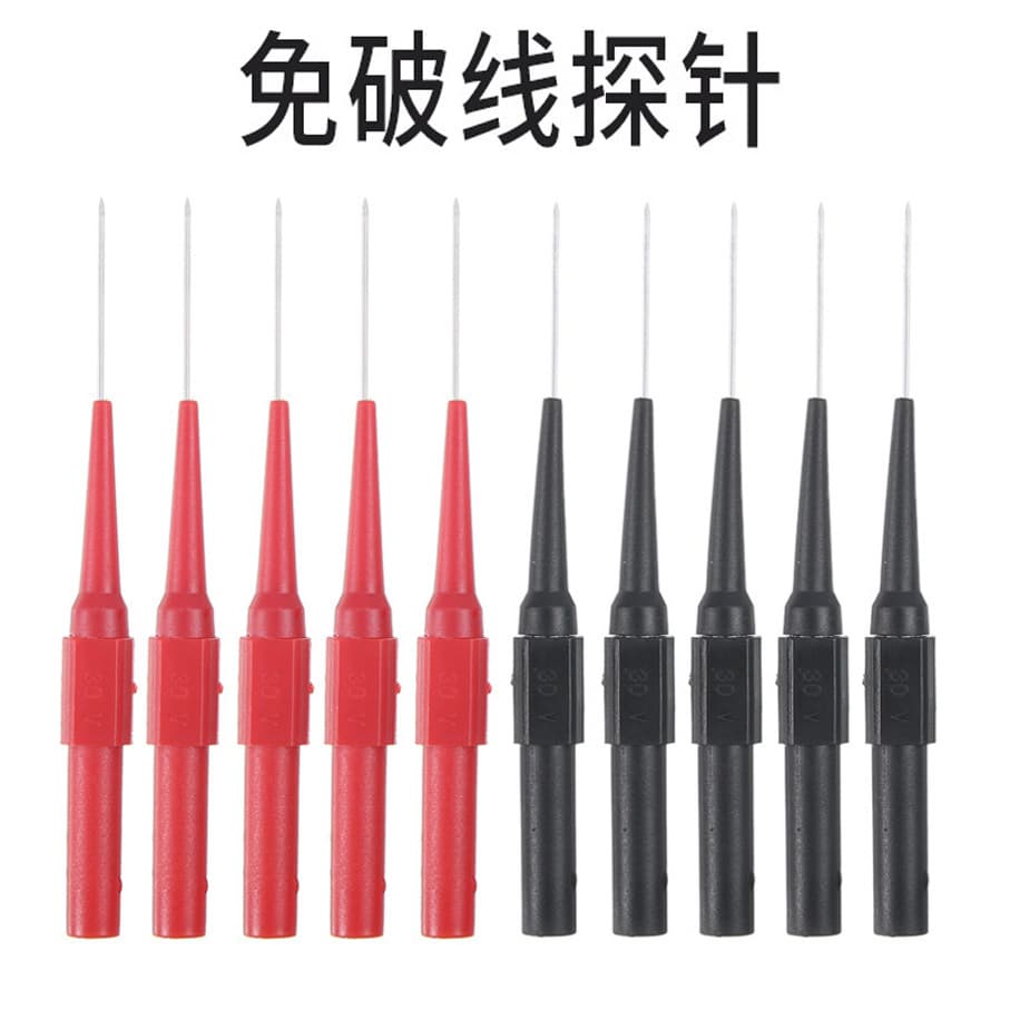 07mm 10mm Thick Probe Car Repair Test Pierce Wire Needle Multimeter Pen Signal Steel Needle Automotive Diagnostic Tool