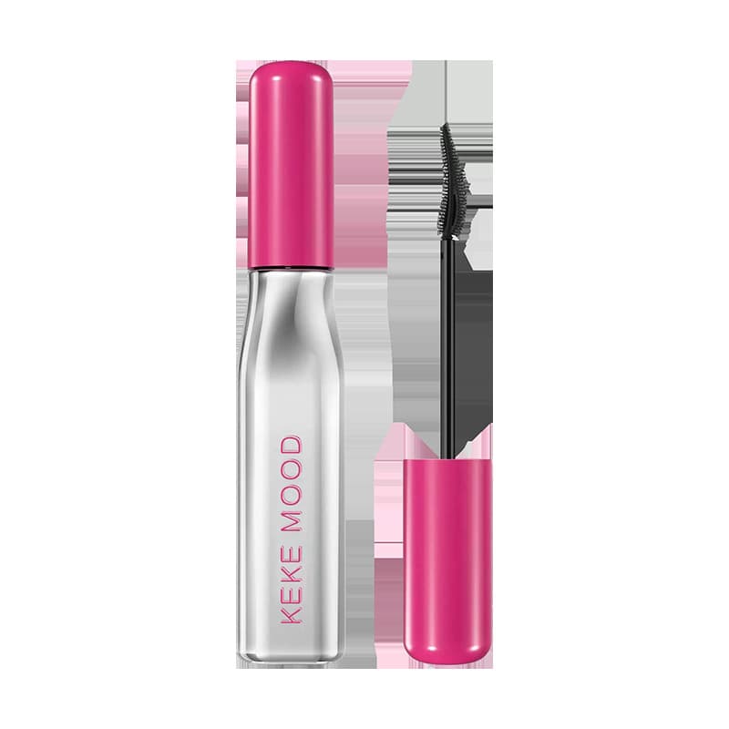 kekemood Volumizing Lengthening Waterproof Mascara, Thickening Natural Quick-Dry Setting Smudge-Proof Mascara with Remover