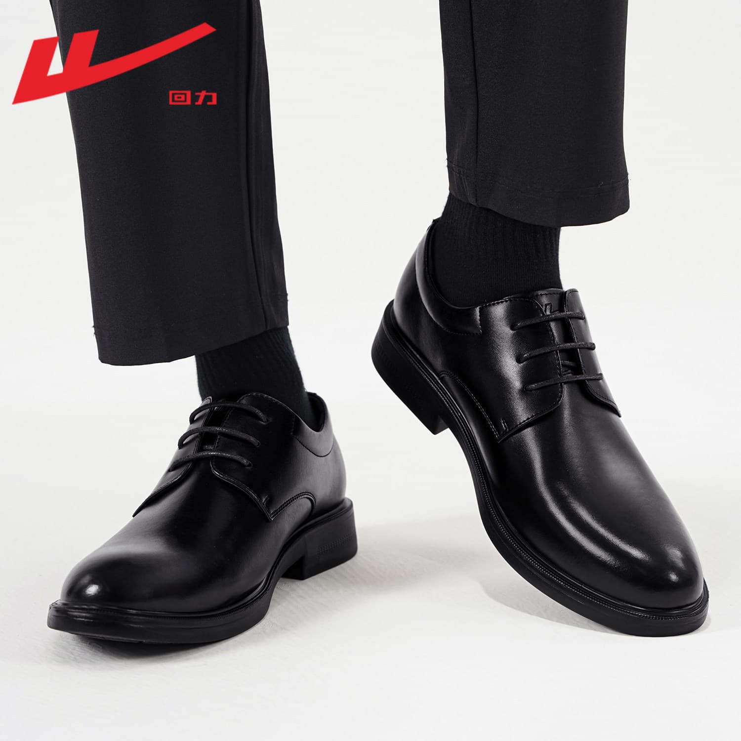 Warrior Leather Shoes for Men 2026 New Style Men's Formal Business Casual Shoes Black Soft Sole Leather Shoes