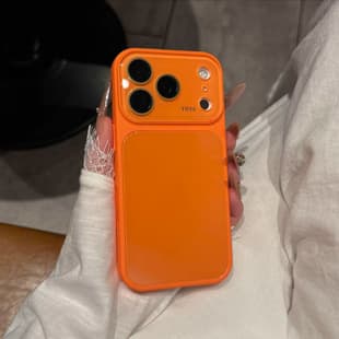 Instant Large Window Case Compatible with iPhone 17 Pro, Apple 16 Pro Glass 15 Pro Solid Color 14 Pro