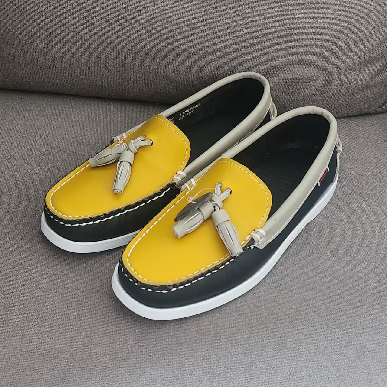 Safety Shoes Four-Season Cowhide Leather Non-SEBAGO Boat Shoes Cowhide Leather Anti-Slip Shoes African Shoes Tianjin Factory Shoes