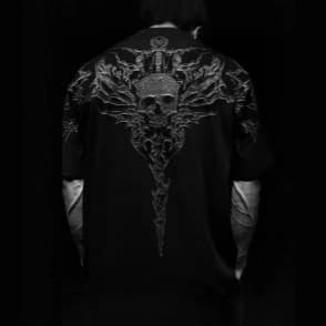 Harajuku 3D Print T-Shirt Gothic Clothing Men and Women Couple Streetwear Breathable