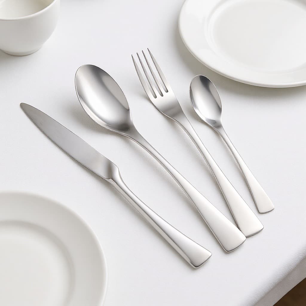 Cross-border 304 stainless steel Kaya Western knife fork spoon four-piece set steak knife fork two-piece set Western tableware set