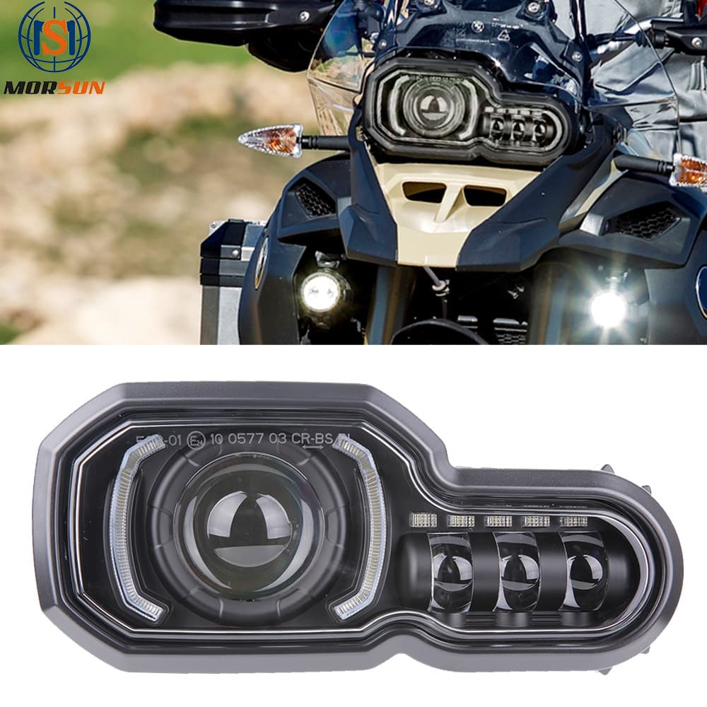 Compatible with F800GS Adventure F700GS F650GS BMW Motorcycle Headlight LED Headlamp