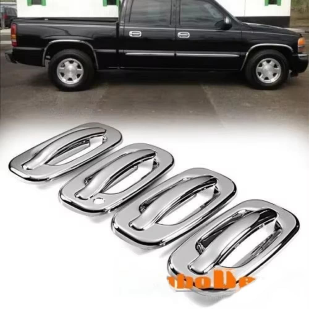 Chrome Side Door Handle Trim for 1999-2006 Chevy Silverado/GMC Sierra